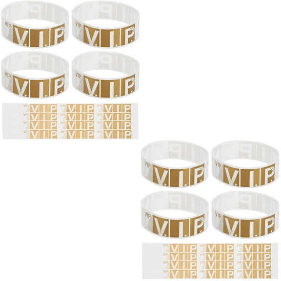 400 Pcs VIP Wristbands Events Concerts Party Wristbands Bracelet Wrist Bands Arm Bands