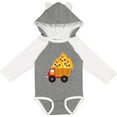 thumbnail image 3 of Inktastic Pizza Lover Food Truck Funny Boys or Girls Long Sleeve Baby Bodysuit, 3 of 5