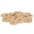 thumbnail image 4 of 50 piezas de madera hueca de 35mm, piezas redondas de madera, accesorios para manualidades DIY, 4 of 5