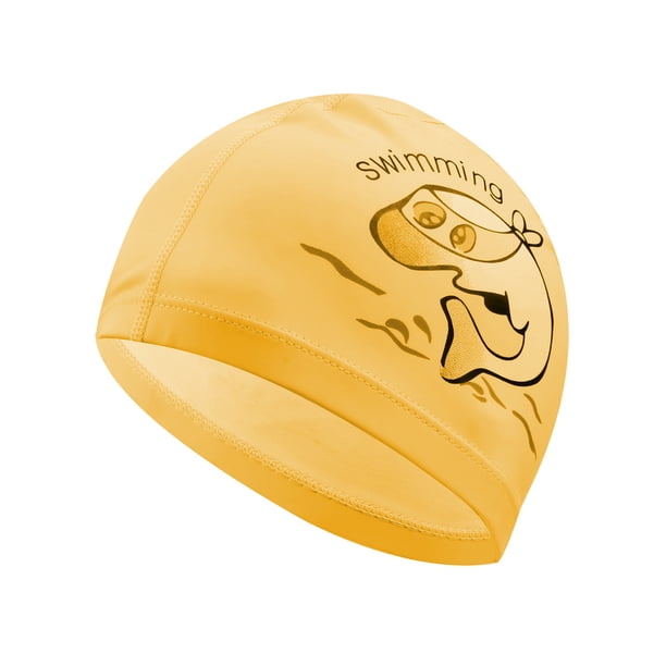 Gorros de natación para niños y niñas, gorros de natación de alta elasticidad que mantienen el cabello limpio, transpirable y en forma MFZFUKR CPB-DE-SSW402-2