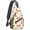 B018, variant on Sling Bag Baseball Hiking Day Shoulder Back Travel Chest for Men Women