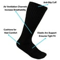 thumbnail image 3 of 4 Pairs Army Boot Socks for Military Personnel, Law Enforcement, Firefighters, and Security Professionals, Black 10-13, 3 of 6
