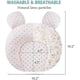 thumbnail image 2 of Muitar Soft Baby Pillows Unisex Newborn Head Shaping Infant Support Sleeping Pillows with Bear Ears[HK], 2 of 5
