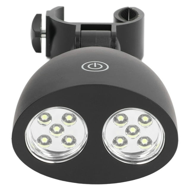 Grill Lamp, 3 Light Gears Barbecue Lamp Adjustable C Shaped Clamp High Temperature Resistance Touch Control Touch Switch 10 LED Lights For Tent
