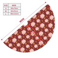 thumbnail image 3 of Yiaed Cute Pig with Coins Print Christmas Tree Skirt , Tree SkirtsTree Mat for Christmas Winter Holiday Indoor Decorations-30", 3 of 7