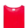 thumbnail image 3 of Holiday Time Girls Santa Velour Dress with Long Sleeves, Sizes 4-18, 3 of 3