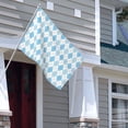 thumbnail image 6 of Picia Blue and White Squares Printed Flag ,Blue and White Squares Pattern Garden Flag Vertical Double,Yard Lawn Outdoor Decor 48x72", 6 of 9