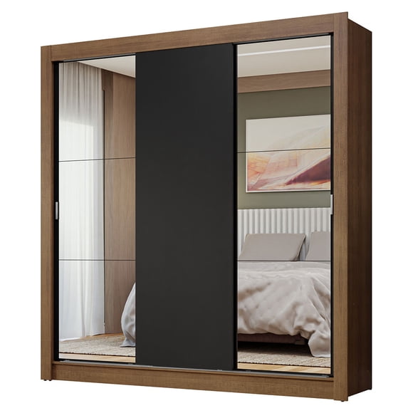 Ropero Clóset Madesa 3 Puertas 2 Espejos MN