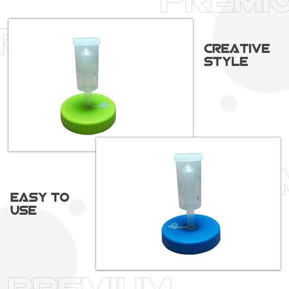 BESTYASH Silicone Fermentation Lids for Kitchen Jars to Keep Airtight, Assorted Colors, 2-