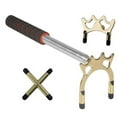 thumbnail image 1 of Pont à Queue de Billard, Pont à Queue de Snooker à Rallonge avec Tête de Pont en Laiton, Accessoires, Snooker de Repos de Piscine Rétractable, 1 of 6