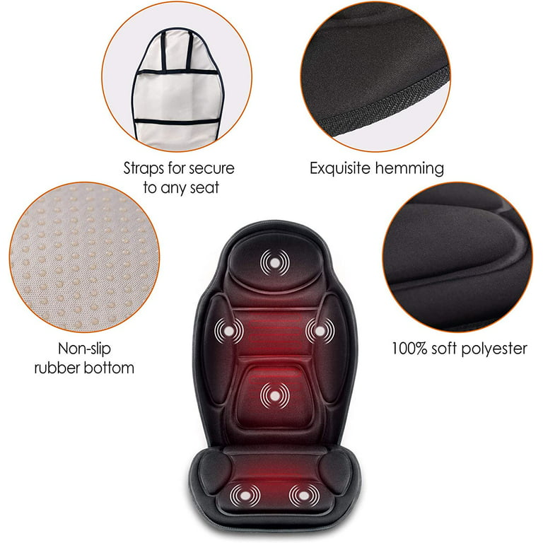 The SNAILAX Cooling Car Seat Cushion with Massage is specifically made to  fit car seating. It has a great air-cooling functio…