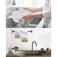 thumbnail image 5 of Easter Gnomes Bunnies Kitchen Dish Towels for Drying Dishes Set of 4, Spring Easter Eggs Floral Leaves Waffle Weave Microfiber Hand Tea Bathroom Towels Quick Dry & Absorbent Towel 15.7x23.6, 5 of 7