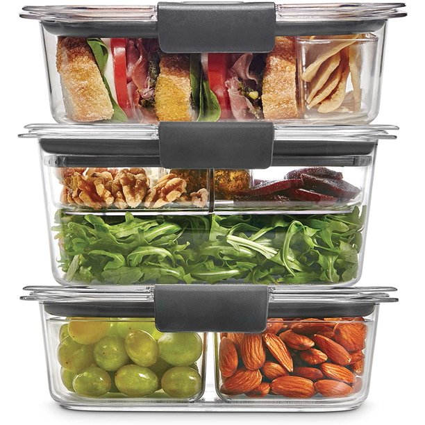 Rubbermaid Leak Proof Brilliance Food Storage 12 Piece Plastic Containers With Lids Bento Box Style Sandwich And Salad Lunch Kit Clear Walmart Com Walmart Com Rubbermaid Leak Proof Brilliance Food Storage 12 Piece Plastic Containers With Lids Bento Box Style Sandwich And Salad Lunch Kit Clear Walmart Com Walmart Com