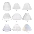Little Girls White Half Slip Petticoat Tea Length for Flower Girl Half ...