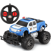 Toy RC Remote Control Police Car Monster Truck Radio Control Kids Police Toy Cars