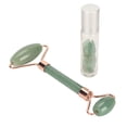 thumbnail image 1 of Rodillo facial de jade para eliminar arrugas, drenaje linfático y lifting facial con aceite esencial, botella verde, 1 of 14
