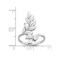 thumbnail image 4 of Sterling Silver Polished Leaf Ring, 4 of 5