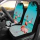 thumbnail image 2 of Juego de 2 fundas de asiento de coche ABPHQTO Vintage Retro Collage foto flamencos de pie universal, 2 of 3
