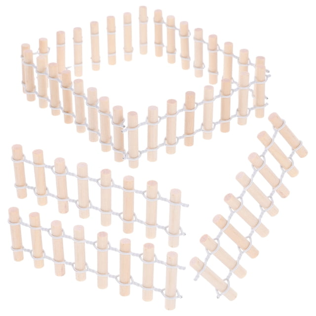 AURARMLET 10Pcs Decorative Fence For Micro Landscape In Mini Farms With Iron