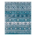 thumbnail image 3 of Unique Loom Lucerne Collection Area Rug - Rosengart (7' 10" x 10' Rectangle Blue/Gray), 3 of 11