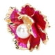 thumbnail image 4 of 12 Uds. Adornos para ropa, decoración de perlas de imitación, botón de ropa con parte posterior plana para DIY, bolsa de ropa, pinza para el pelo, peonía pequeña/108g, 4 of 12