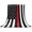 Black, variant on Red White Stripe Fireman American Flag Throw Blanket for Couch,Lightweight Flannel Fleece Blanket,Fire Fighter USA Flags Microfiber Plush All Season Decorative Blankets for Sofa Office Lap 30"x40"