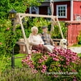 thumbnail image 6 of Ktaxon 5FT White Porch Swing Stand, A-Frame for Outdoor Swing Chairs, 600lb Capacity, Original, 6 of 8