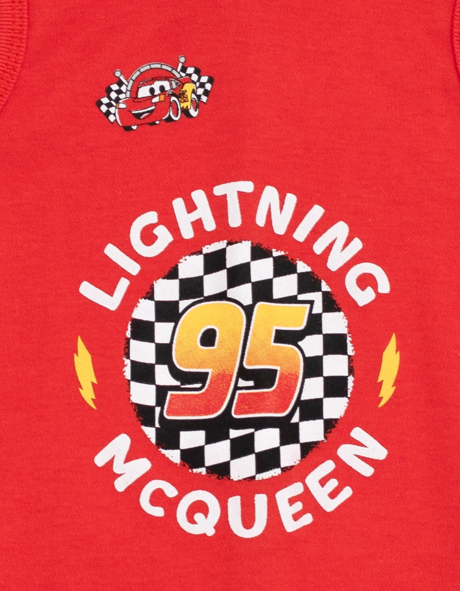 Disney Cars Lightning McQueen Hooded Cosplay Sleeveless Romper Newborn to Infant