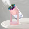 thumbnail image 4 of Humidificador portátil, humidificador de aire compacto para el hogar, la oficina y la sala de estar. Rosa, 4 of 9