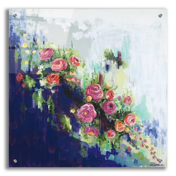 Epic Art 'The Dance by Alana Clumeck Acrylic Glass Wall Art, 24"x24"