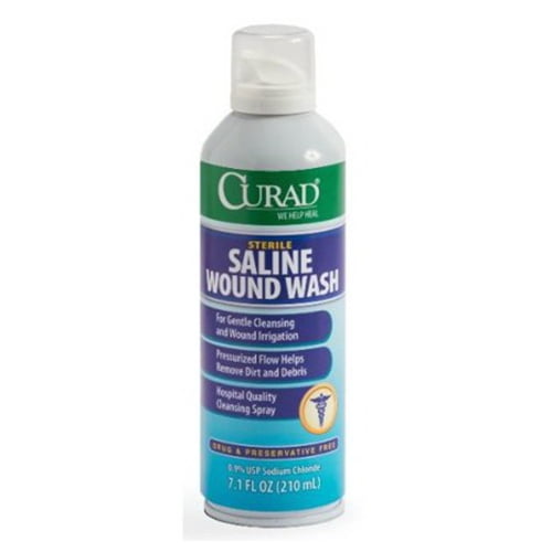 Curad Sterile Saline Wound Wash, 7.1 Oz