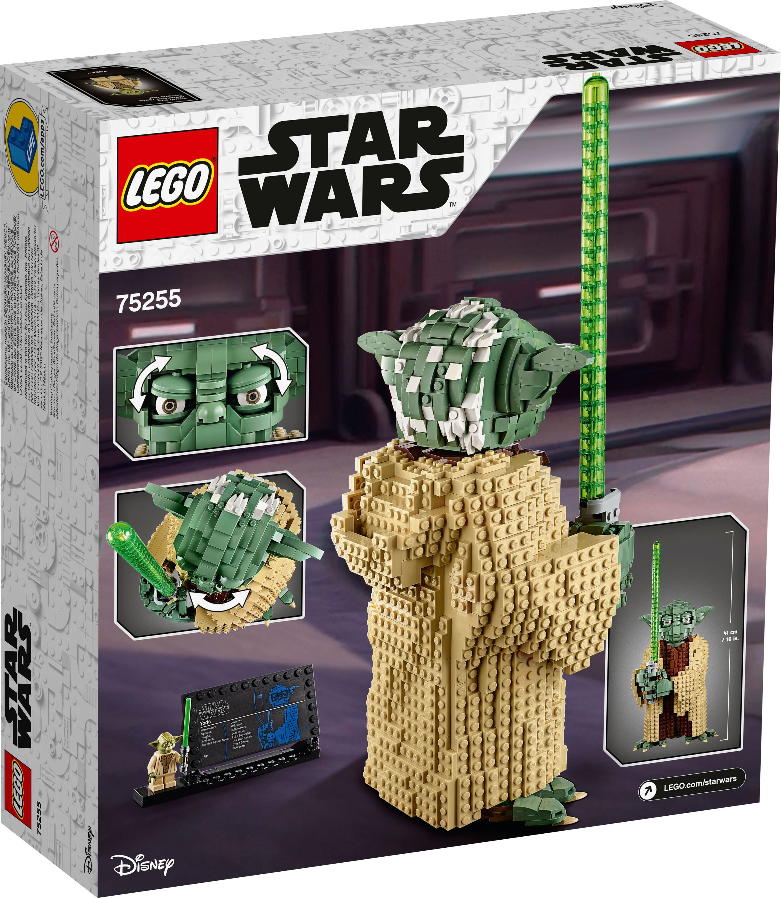 straight ahead door upper LEGO Star Wars: Attack of the Clones Yoda 75255 Building Toy Set (1,771  Pieces) - Walmart.com