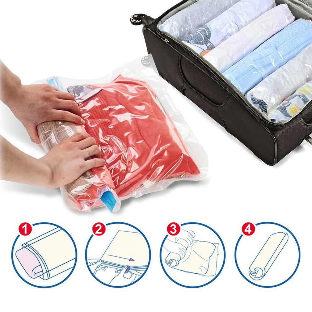 vacuum compression luggage