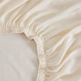 thumbnail image 7 of Linen Blend 4-Piece Sheet Set, Cooling & Breathable TENCEL™ Lyocell & Linen Blend, King, Ivory, 7 of 7