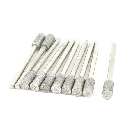 

Unique Bargains 10 Pcs Cylindrical Nose Diamond Mounted Point Grinding Bit 3mm x 5mm