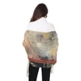 thumbnail image 5 of Painting Bridge and Moon Winter Scarf for Women Fashion Warm Long Soft Blanket Scarves Gifts, 5 of 10