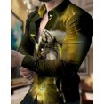 thumbnail image 1 of Camisas hawaianas con estampado floral 3D, camisas de moda para hombres, blusas casuales de manga larga para playa, blusas con solapa, ropa para hombres, 1 of 6