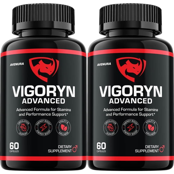 Vigoryn Advanced for Men Capsules – Advanced Formula Supplement, 2 Pack, 120 Capsules
