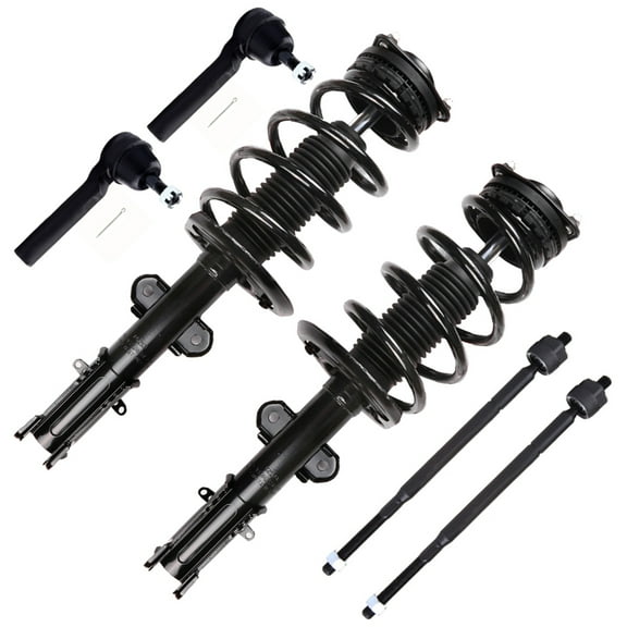 SCITOO Strut Shock for 2008-2016 for Chrysler Town & Country 2008-2018 for Dodge Grand Caravan Front Complete Struts Assembly Tie Rod End 6PCS