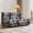 Black and White, variant on Loveseat Floor Sofa Chair, Oversized Lazy Bean Bag Couch for Living Room, Bedroom, Game Room, Soft Plush, Ergonomic, No Assembly, Burgundy