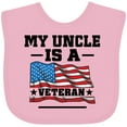 thumbnail image 3 of Inktastic Uncle Military Veteran Boys or Girls Baby Bib, 3 of 4