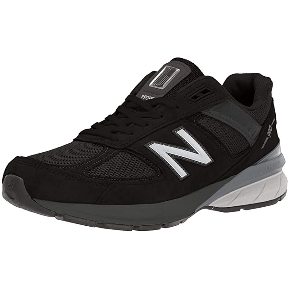 New Balance - New Balance M990BK5: Men's 990BK5 Black/Silver Sneaker ...