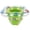 Green, variant on CQHVKQ 21" Inflatable Baby Pool Float Seat, Baby Swimming Ring for Swim Training, Toddler Inflatable Swimming Float with Double Airbag Safety Seat, Adjustable Infant Pool Floats 6-12 Months, Blue