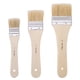 thumbnail image 1 of Juego de 3 pinceles planos profesionales, pincel de cerdas, mango de madera, herramienta de pintura Meterk Pelo de cerdas, 1 of 7