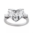 thumbnail image 5 of 3.5ct Love Heart AAA Cz 925 Silver Band Women's Gift Wedding Party Ring Size 4-9, 5 of 5