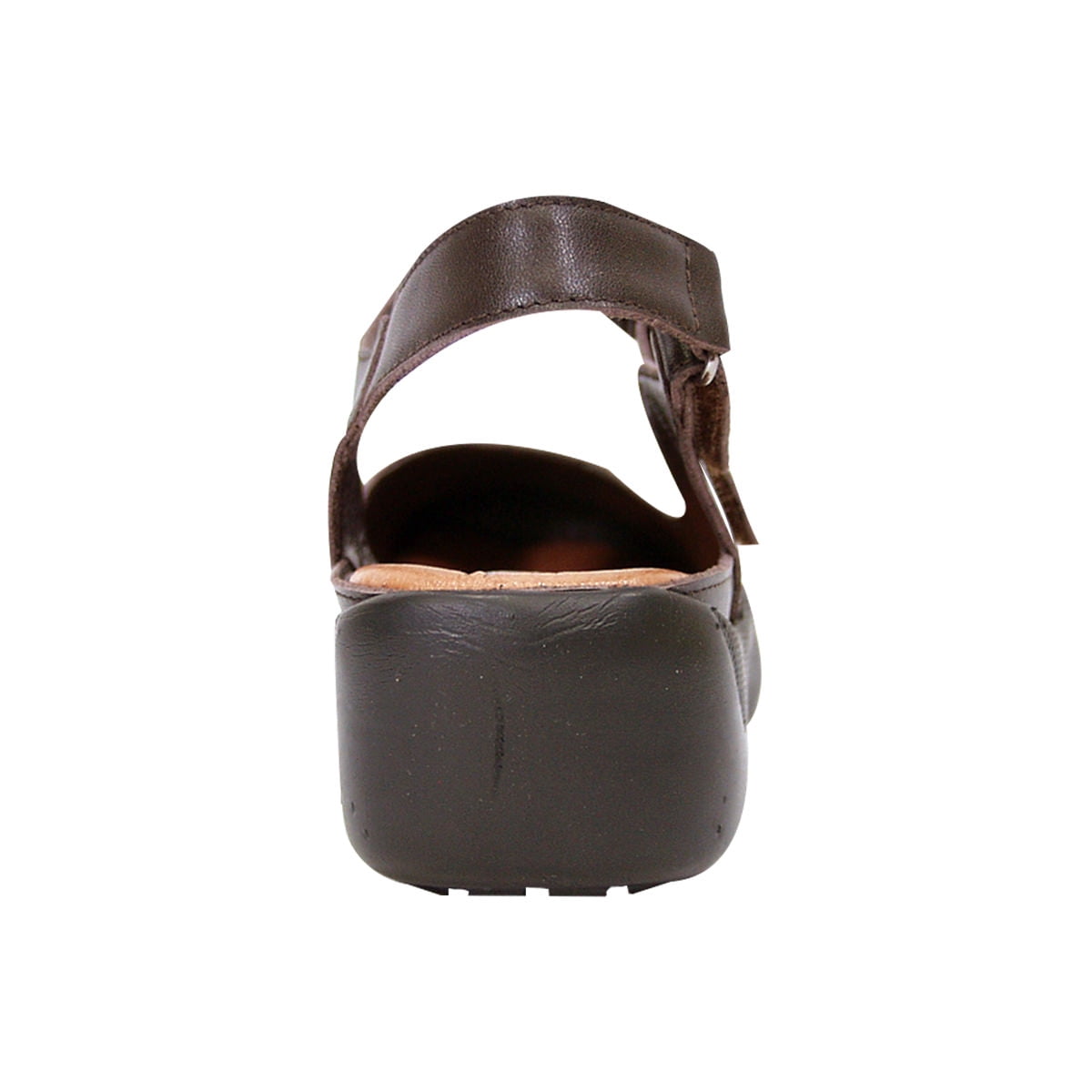 PEERAGE Kylie Women Extra Wide Width Slingback Comfort Sandal BROWN 8