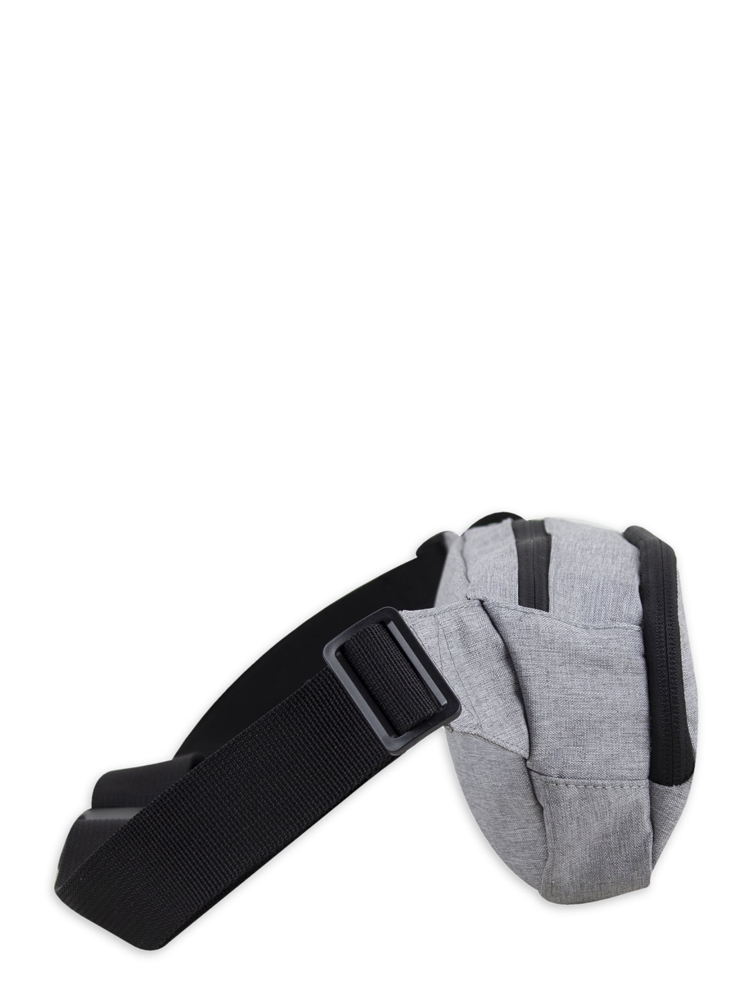 Eastsport Unisex Adjustable Waist Fanny Pack Bag, Multiple Compartments, Gray