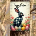 thumbnail image 2 of Metal Sign Funny Rabbit Sign Happy Easter Tin Sign Easter Eggs Sign Floral Sign Aluminum Sign Wall Decor For Home Bar Cafe Yard Farmhouse Garden Office 12×8 In Man Cave Coffee Birthday Father'S Day, 2 of 8