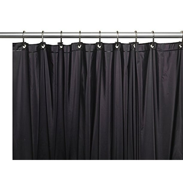 Vinyl Shower Curtain Liner, Extra Long Plastic Shower Curtain