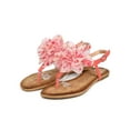 thumbnail image 5 of New Women DbDk Fannyy-9 Flower Chiffon Slingback Slingback Thong Sandal Size, 5 of 5